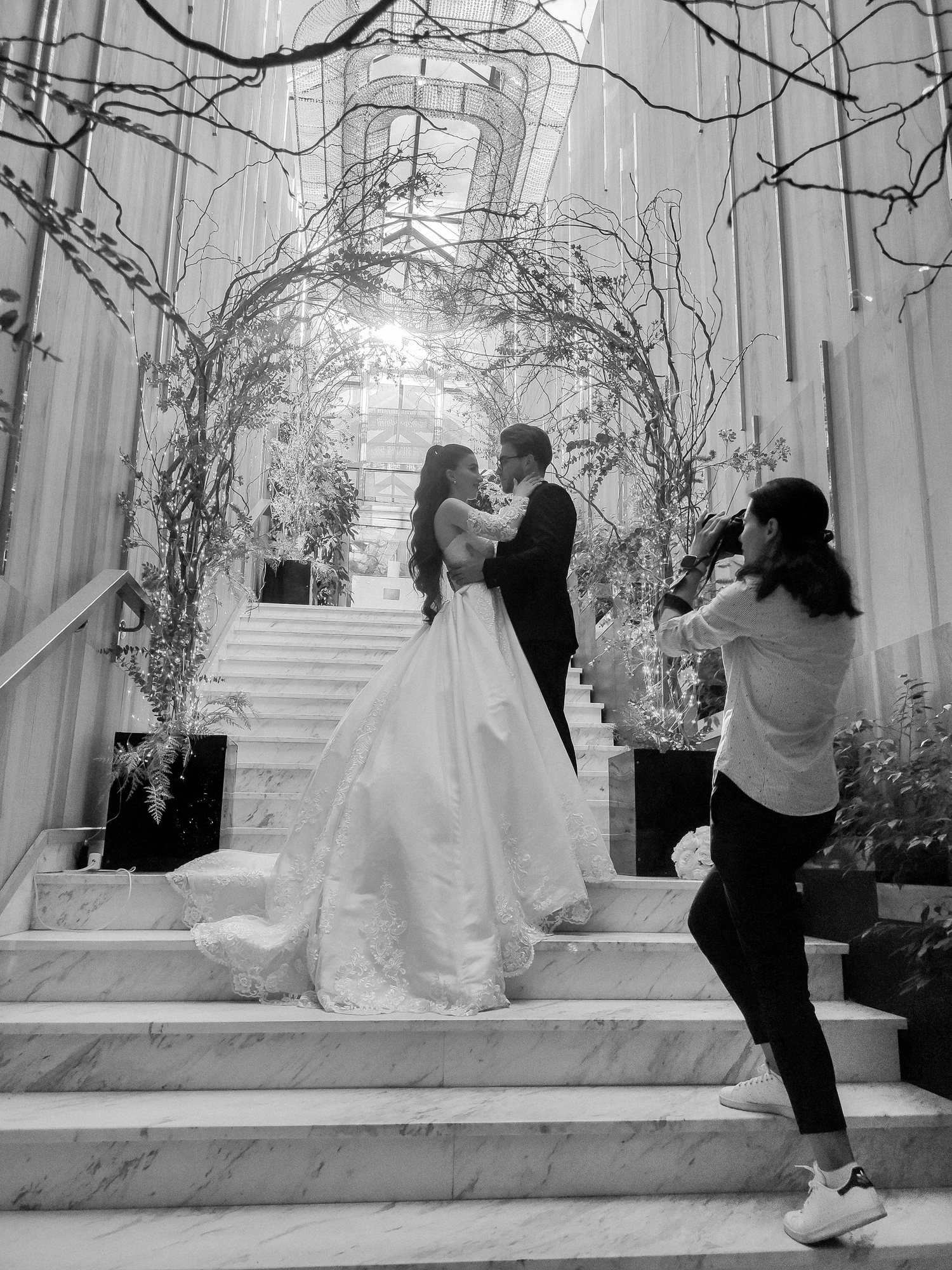 5 Thousand Frames Films team working at a wedding — behind-the-scenes frame 17