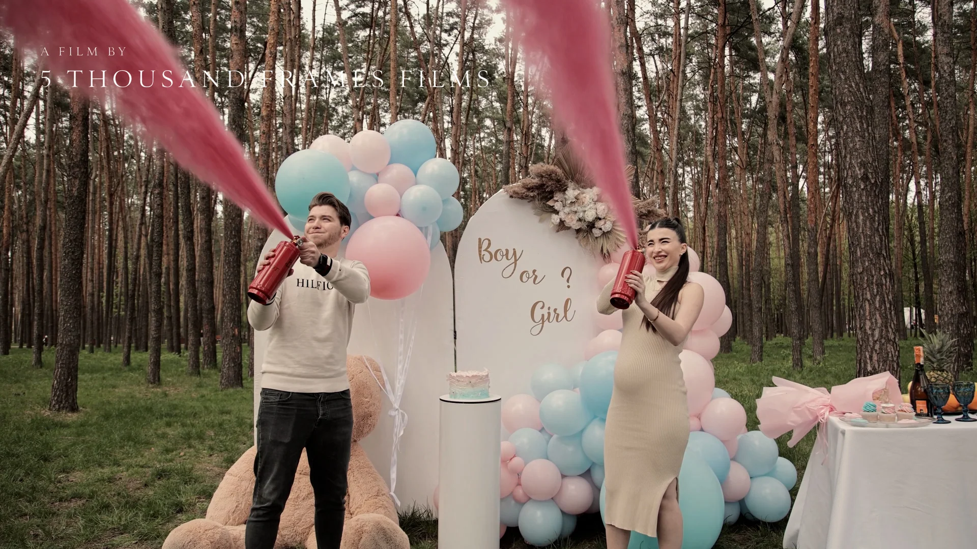 Pink in the Pines — San Diego gender reveal film